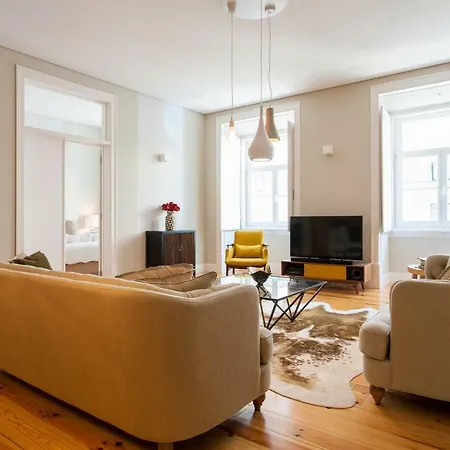 Apartment Joivy Deluxe 3br With Workspace By Figueira Sq And Rossio Subway Lisbon